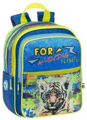 Zaino Asilo WWF Blu- Panini
