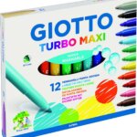 Pennarelli Giotto Turbo Maxi 12 pz. - Fila