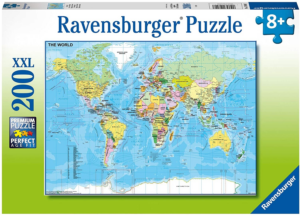 200 pz XXL Mappa del Mondo - Ravensburger