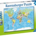 200 pz XXL Mappa del Mondo - Ravensburger