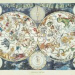 1500 pz Mappa del Mondo di Animali - Ravensburger