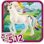 stallone di unicorno arcobaleno - schleich