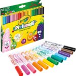 12 Pennarelli Lavabili Punta Maxi Profumelli - Crayola
