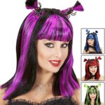 Parrucca Halloween c-Ragni e Pipistrelli - Widmann