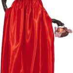 Mantello con Cappuccio Rosso in Raso - Widmann