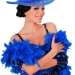 Boa in Piume Blu - Widmann