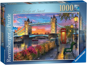 1000 pz Tower Bridge al Tramonto - Ravensburger