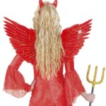 Ali Piumate Rosse Glitter Oro - Widmann