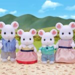 Famiglia Topolini Bianchi Marshmallow - Sylvanian Families