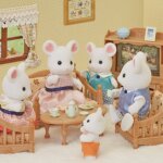 Famiglia Topolini Bianchi Marshmallow - Sylvanian Families