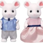 Famiglia Topolini Bianchi Marshmallow - Sylvanian Families