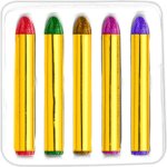 Set 5 Matite Glitter - Widmann