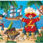 36 pz. Il Pirata e il suo Tesoro - Djeco
