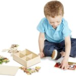 Puzzle Legno Animali Fattoria - Melissa Doug