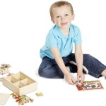 Puzzle Legno Animali Fattoria - Melissa Doug