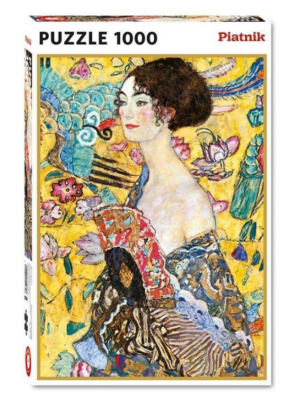 1000 pz Klimt Donna con Ventaglio - Piatnik