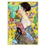 1000 pz Klimt Donna con Ventaglio - Piatnik