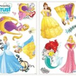 Stickers Glitter Attacca e Stacca Principesse - Room Mates