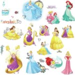 Stickers Glitter Attacca e Stacca Principesse - Room Mates