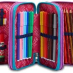 Astuccio 3 Zip Pinking Blue - Seven