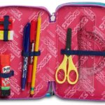Astuccio 3 Zip Pinking Blue - Seven