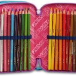 Astuccio 3 Zip Pinking Blue - Seven