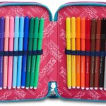 Astuccio 3 Zip Pinking Blue - Seven