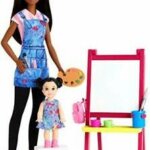 Barbie Insegnante di Pittura Bruna - Mattel
