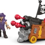 Davy Jones con Triplo Cannone Imaginext - Fisher Price