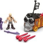 Davy Jones con Triplo Cannone Imaginext - Fisher Price