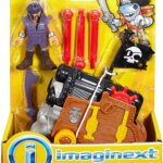 Davy Jones con Triplo Cannone Imaginext - Fisher Price
