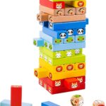 Torre in Legno Animali - Tooky Toy