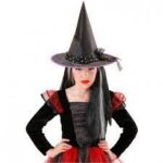 Cappello Strega con Tulle e Stelle Argentate - Widmann