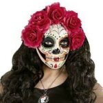 Maschera Dia de los Muertos Decorata - Widmann