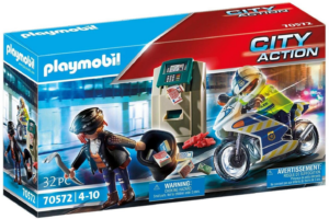 70572 Poliziotto in moto e ladro - Playmobil