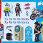 70572 Poliziotto in moto e ladro - Playmobil