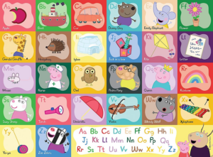 24 pz Peppa Pig Alphabet - Ravensburger