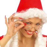Occhiali Babbo Natale Ovali - Widmann