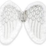 Ali Glitter Bianche con Marabou - Widmann