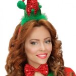 Mini Cappello Elfo Aiutante di Babbo Natale - Widmann
