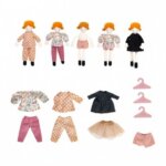 Armadio con Bambola e Vestiti - Moulin Roty