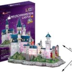 Castello di Neuschwanstein 3D con Led - Cubic Fun