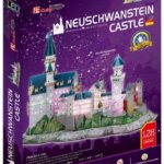 Castello di Neuschwanstein 3D con Led - Cubic Fun