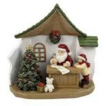 Casa di Babbo Natale con Luci