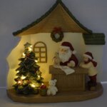 Casa di Babbo Natale con Luci