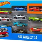 Conf. 10 Veicoli Hot Wheels- Mattel
