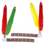 Fascia Indiano con 2 Piume - Widmann