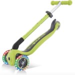 Monopattino Primo Foldable Lights Lime Green - Globber