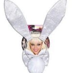 Set Coniglietta Bianca Glitter - Widmann