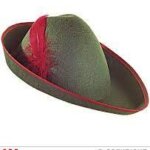 Cappello principe dei Ladri con Piume in Feltro - Widmann